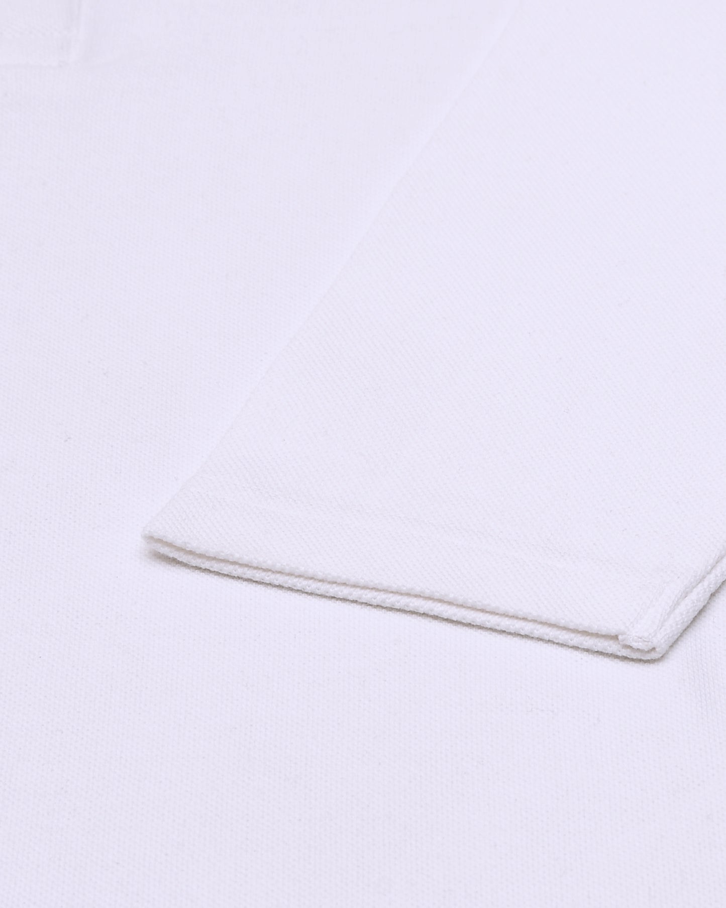 EZS Aria White Long Sleeve Polo