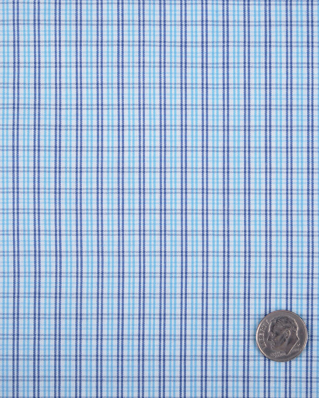 Mint-Blue Navy Tattersall Checks
