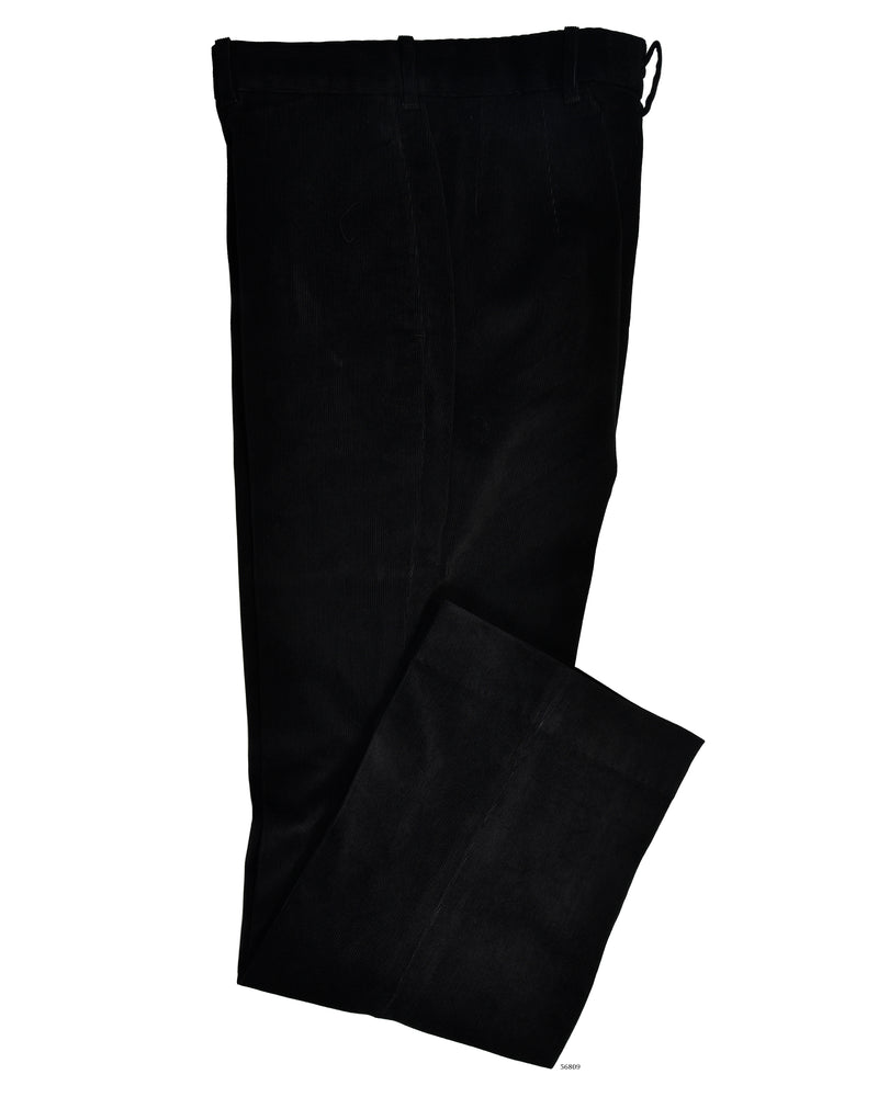 Midnight Black Corduroy