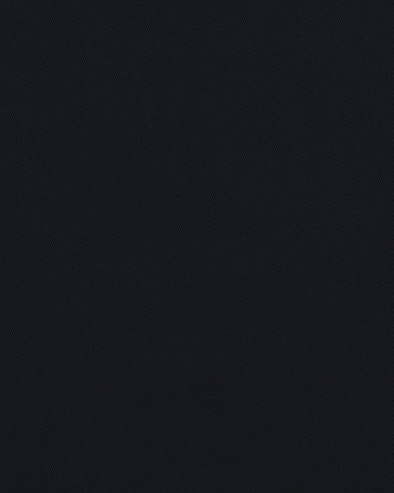 Midnight Black Twill Pants