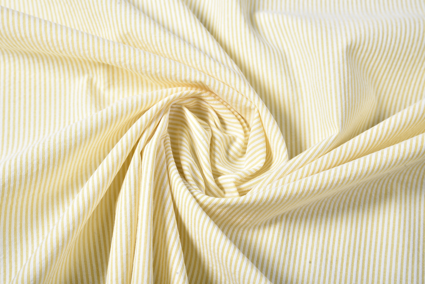 Yellow Dress Stripes Seersucker