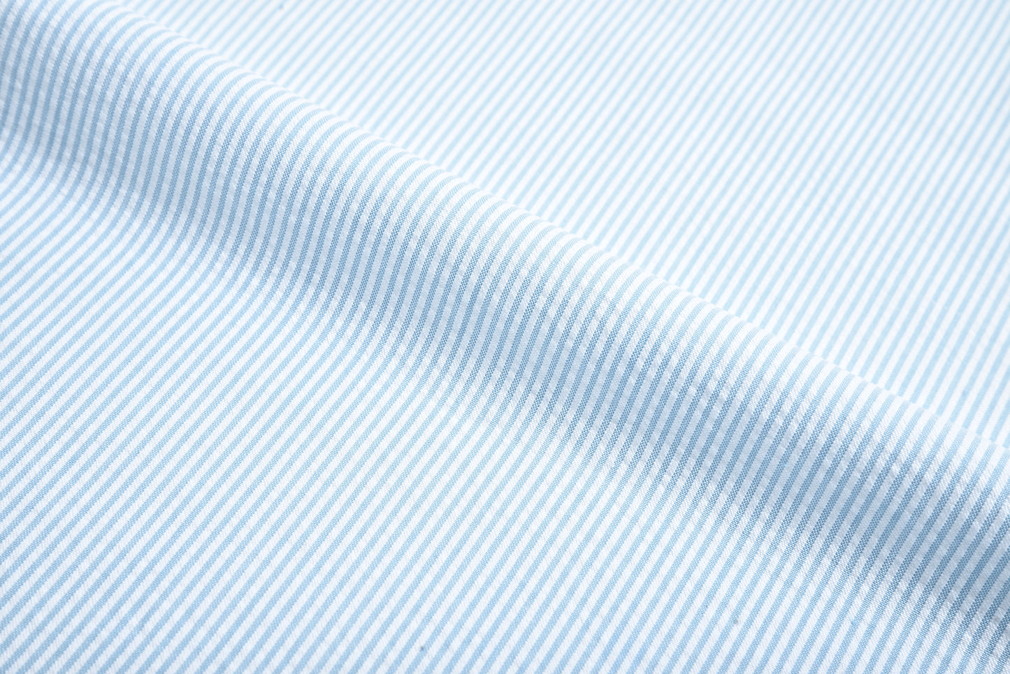 Alaskan Blue Dress Stripes Seersucker
