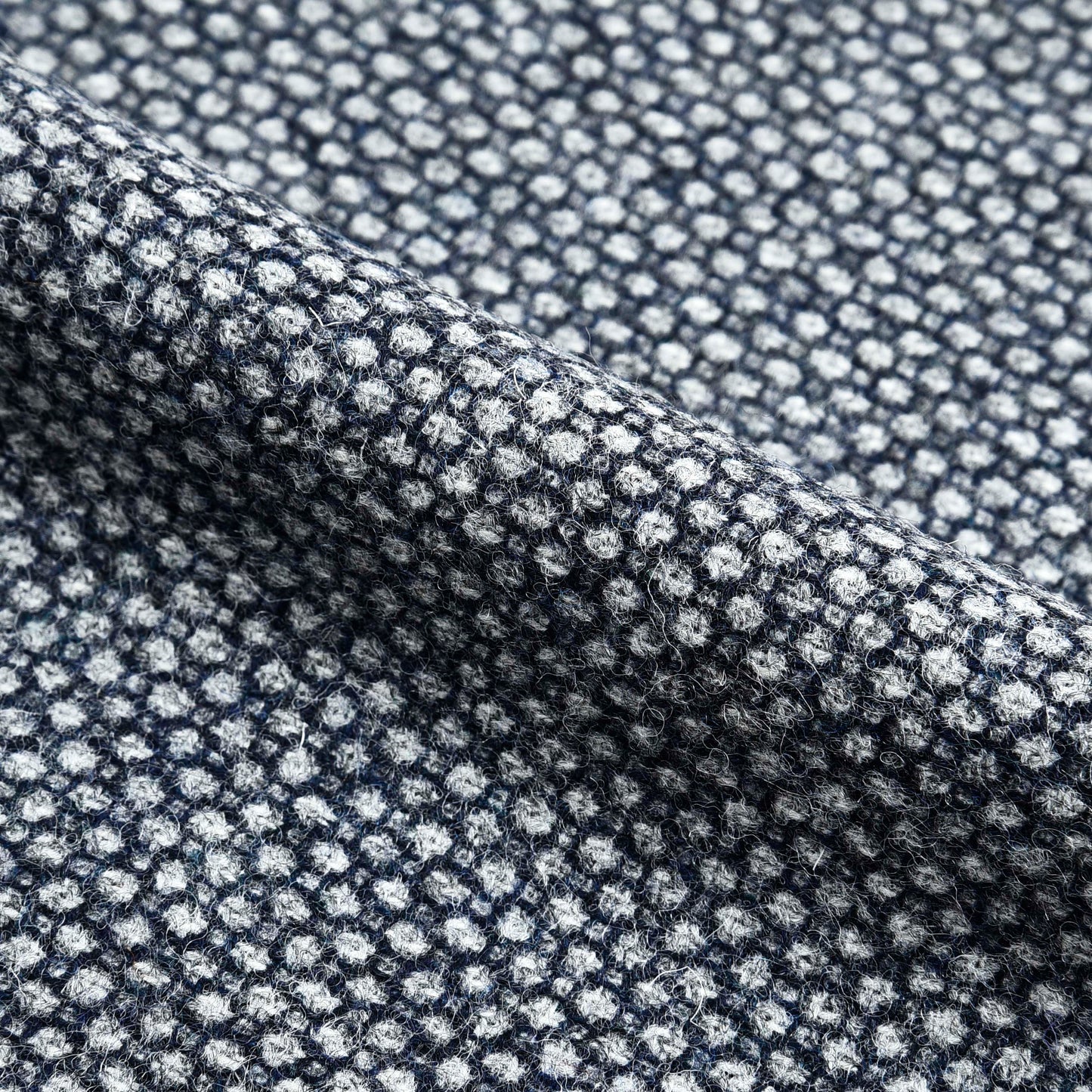 Dugdale Light Grey & Blue Tweed Double Breasted Jacket