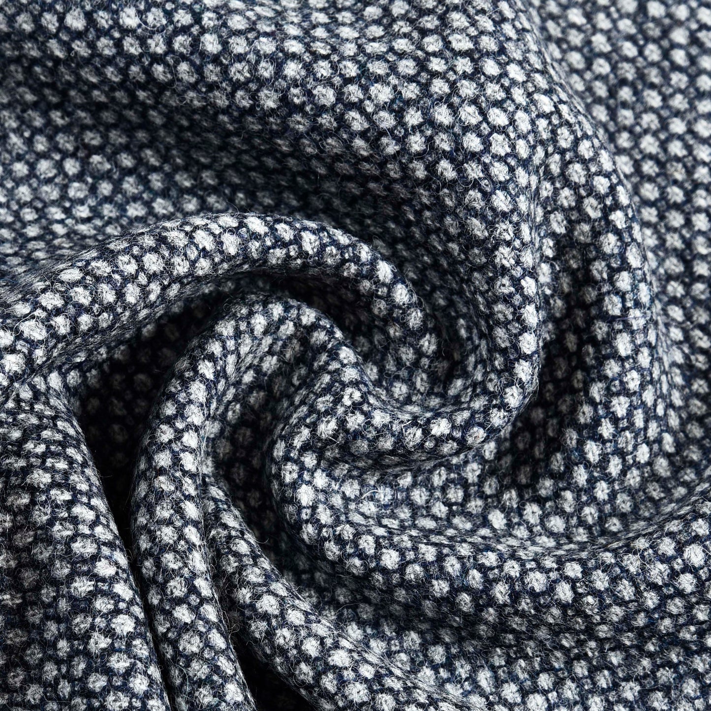 Dugdale Light Grey & Blue Tweed Double Breasted Jacket