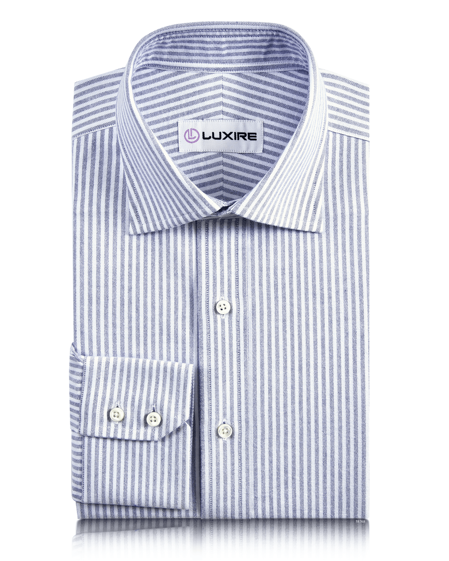 Indigo University Stripes Oxford