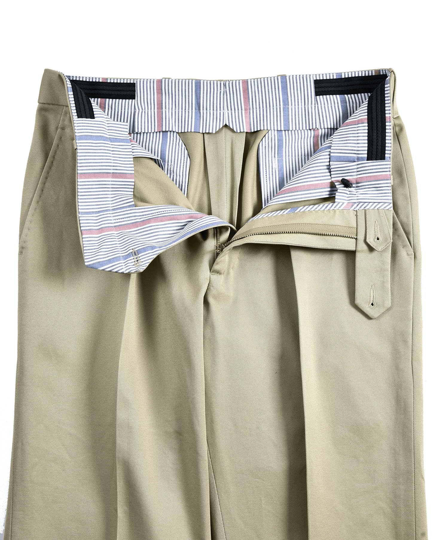 Khaki Cotton Twill Pant