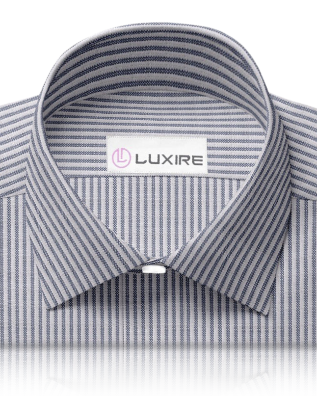 Blue White Stripes Linen