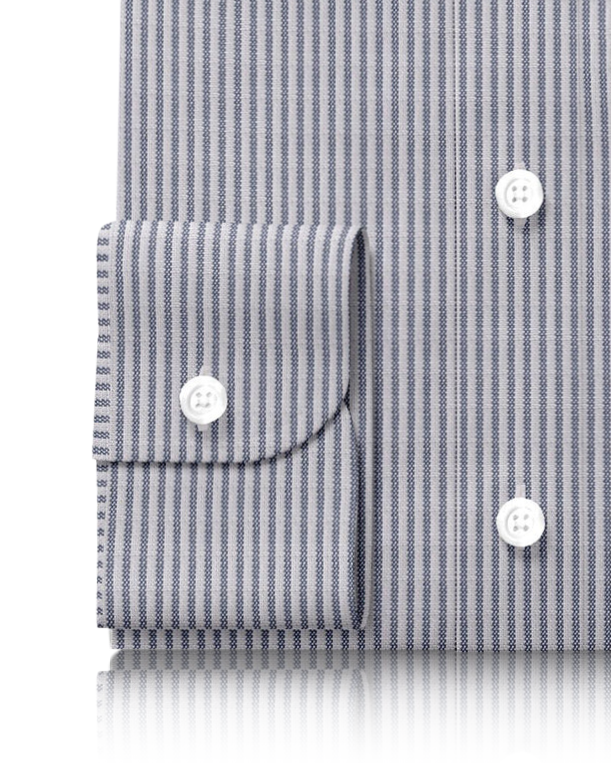 Blue White Stripes Linen