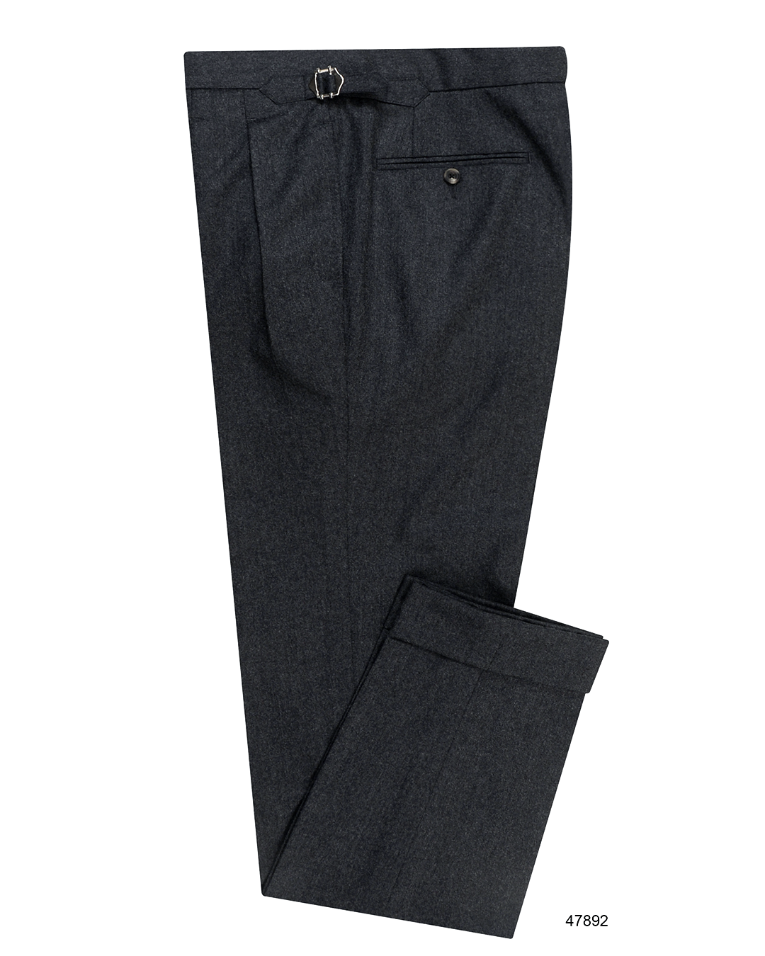 Vitale Barberis Canonico - Flannels Mid Grey High Waisted Pant