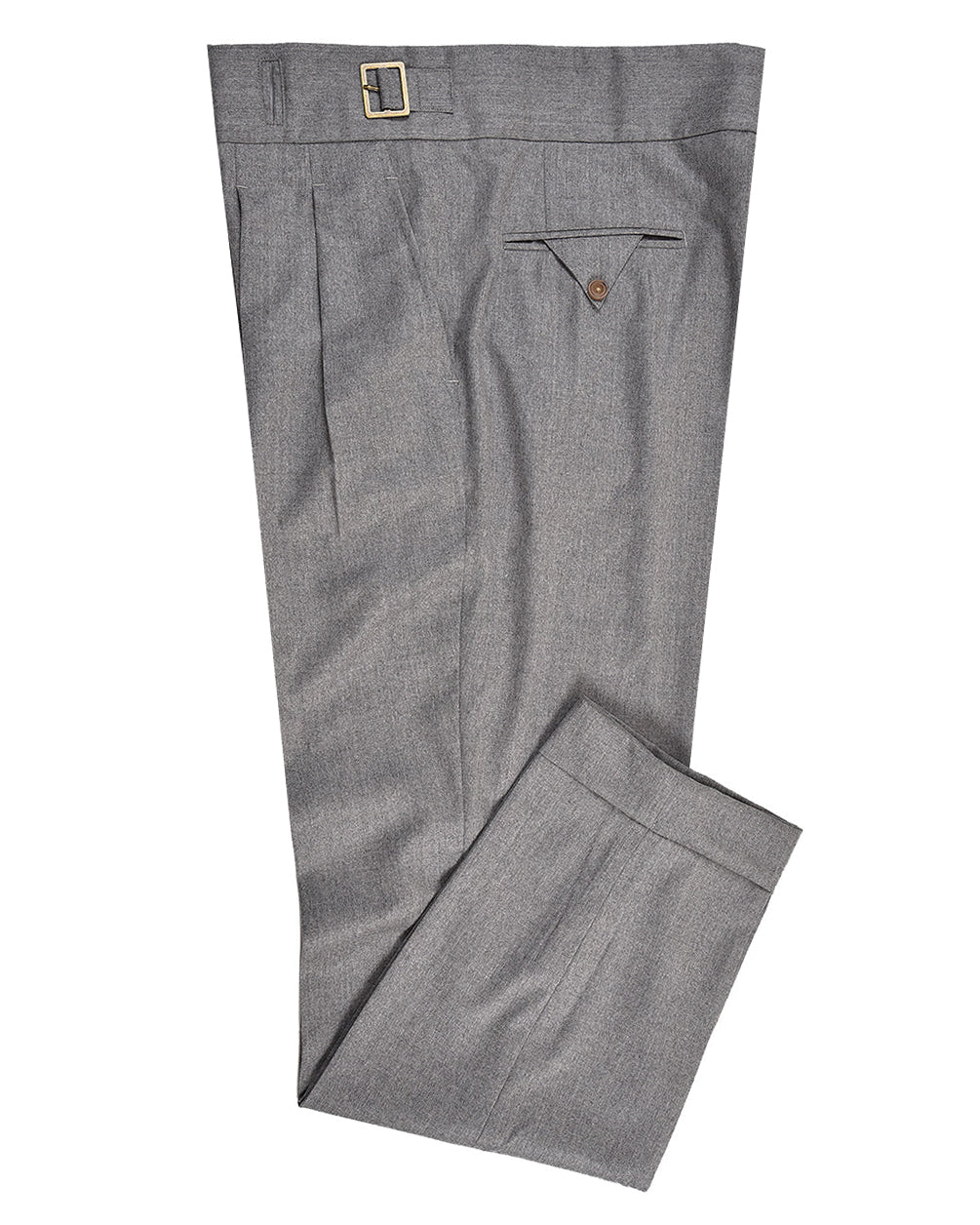 Gurkha Pant in Vitale Barberis Canonico - Flannels Light Grey