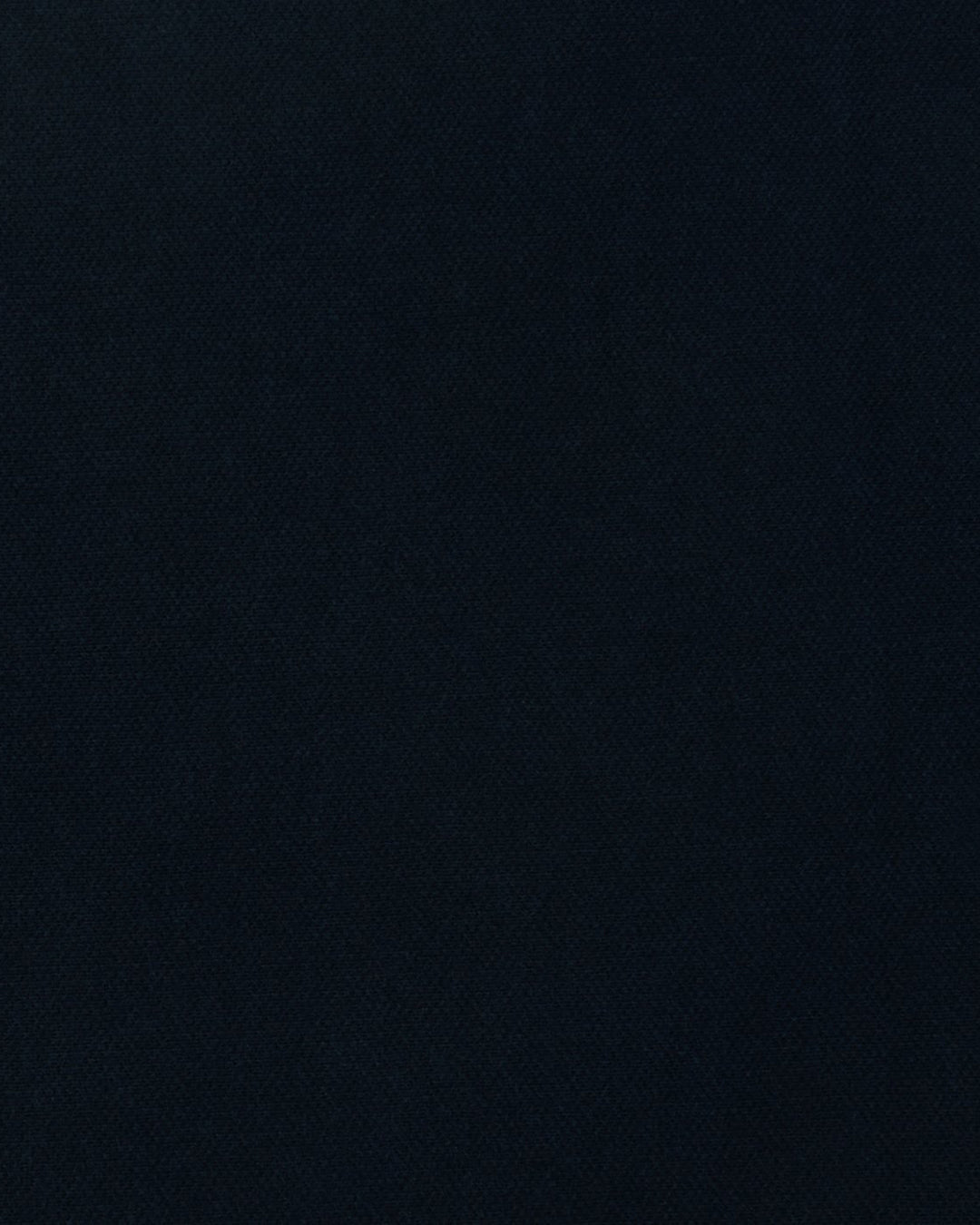 Close up of the custom oxford polo shirt for men by Luxire in dark navy
