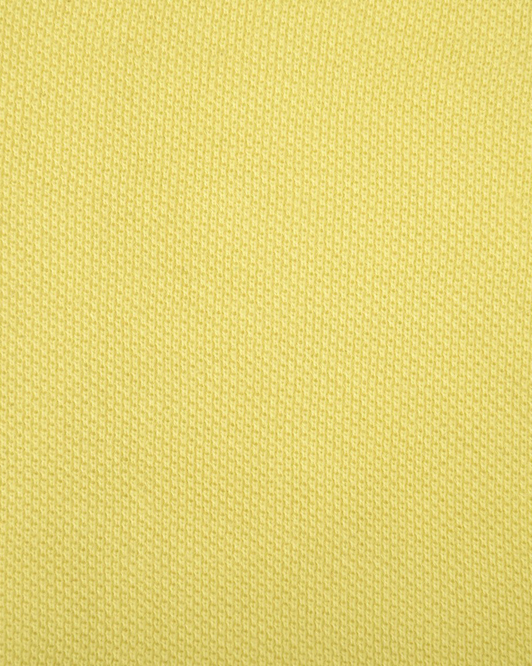Close up of the custom oxford polo shirt for men by Luxire in mid yellow