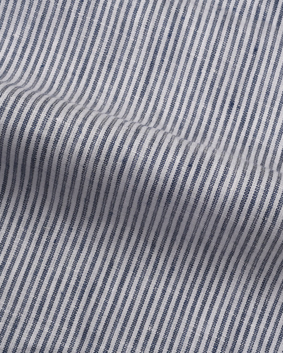 Blue White Stripes Linen