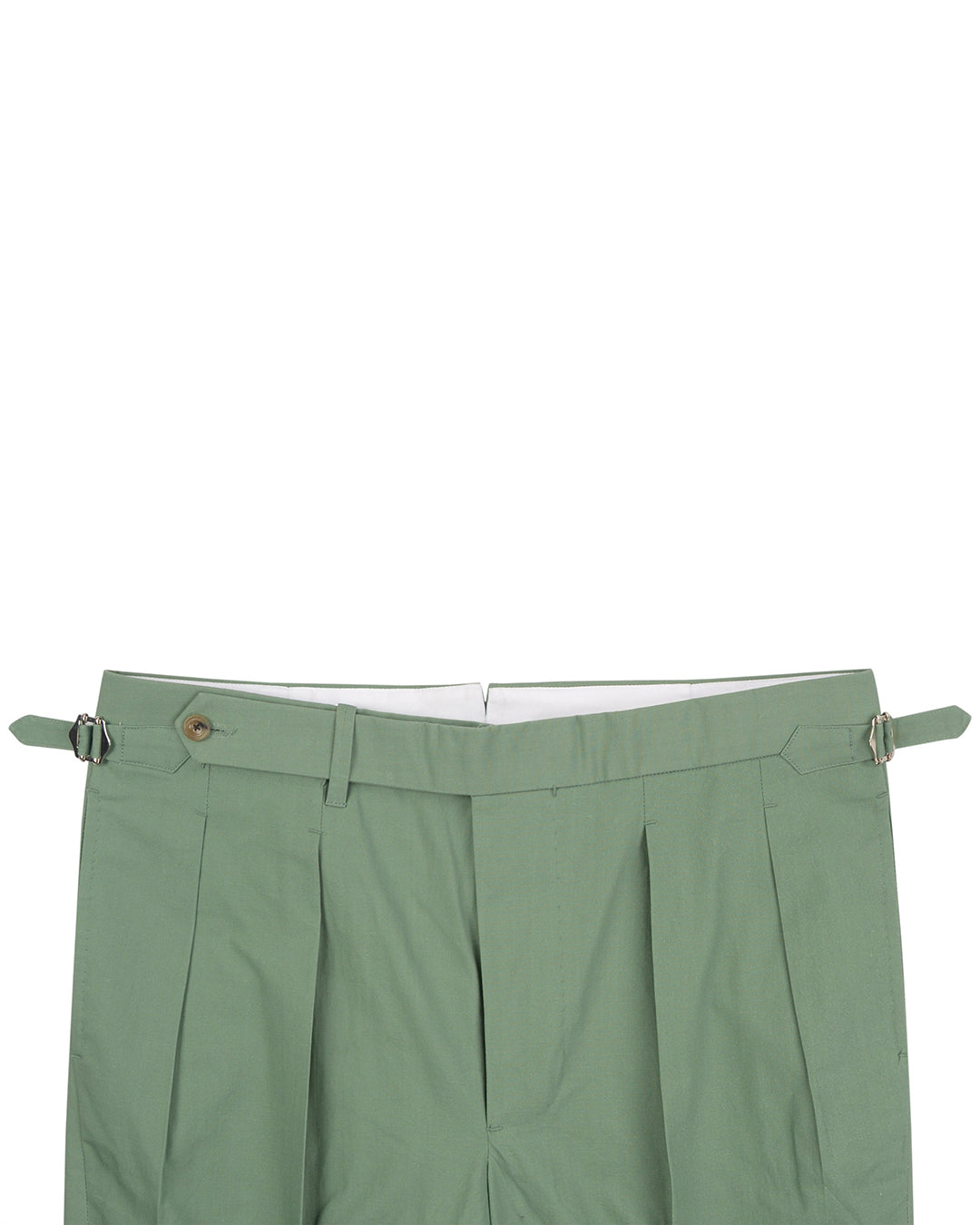 Chino: Green Slub Chambray