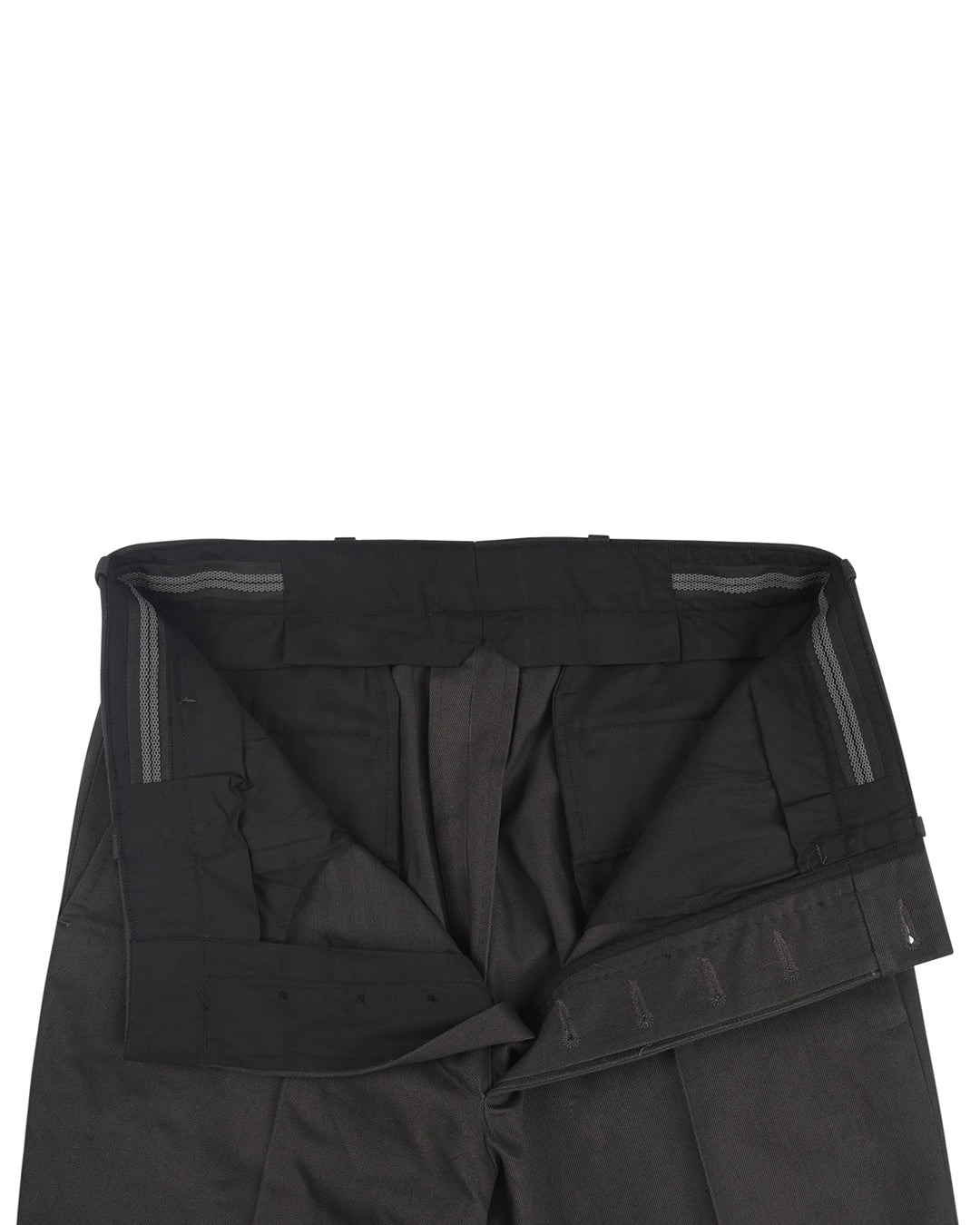 Dark Charcoal Grey Twill Pant
