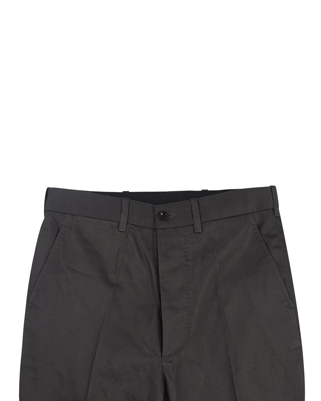 Dark Charcoal Grey Twill Pant