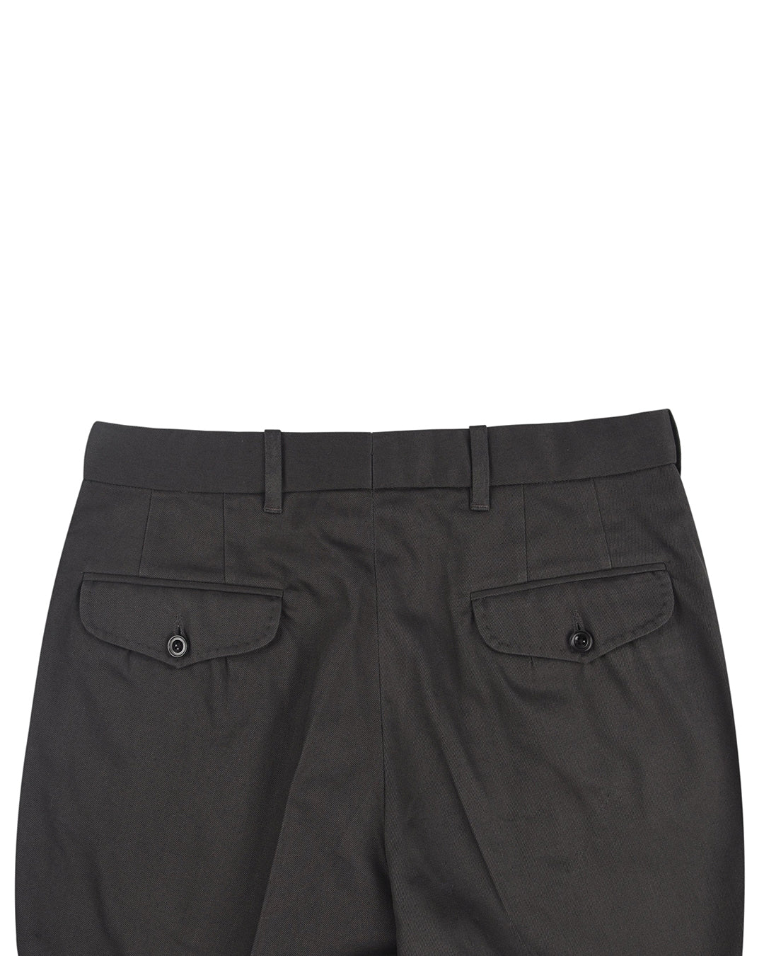 Dark Charcoal Grey Twill Pant