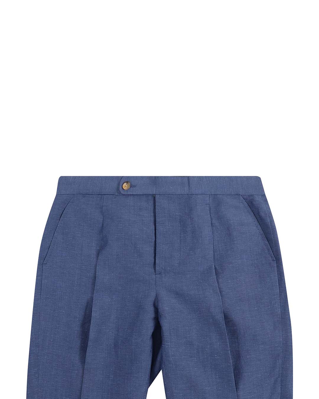 VBC: Indigo Blue Wool-Linen