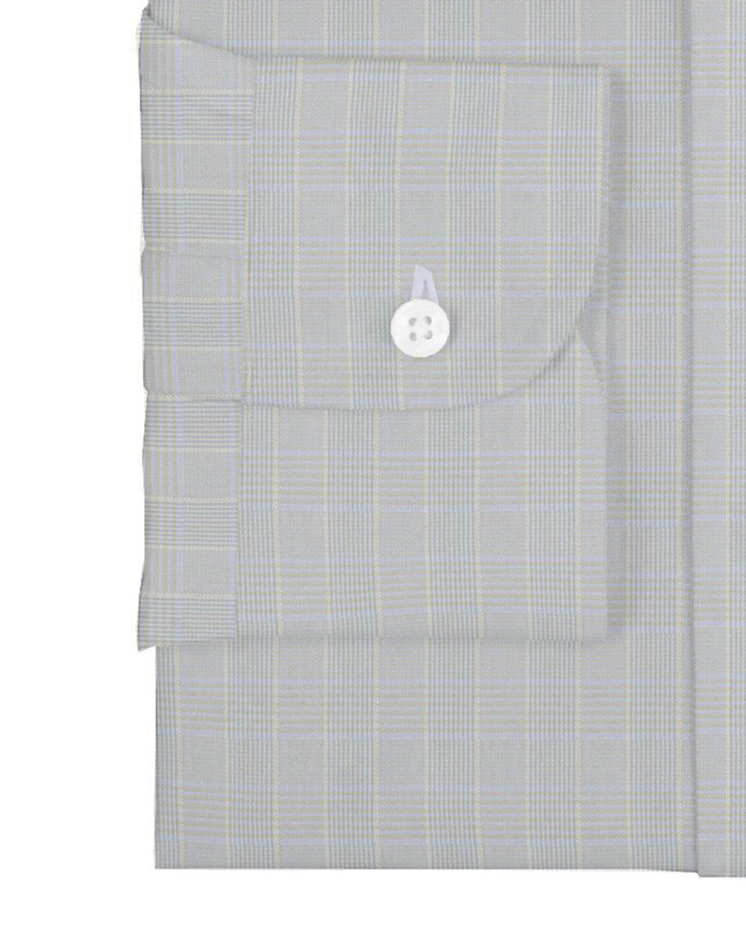 Alumo Blue Twill Prince of Wales Checks on Off White