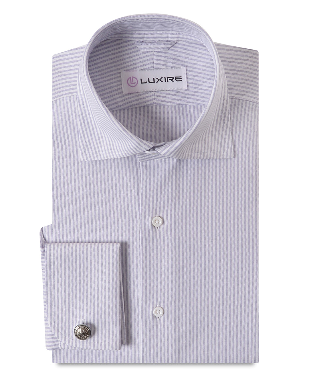 Alumo Heather Oxford Purple Dress Stripes