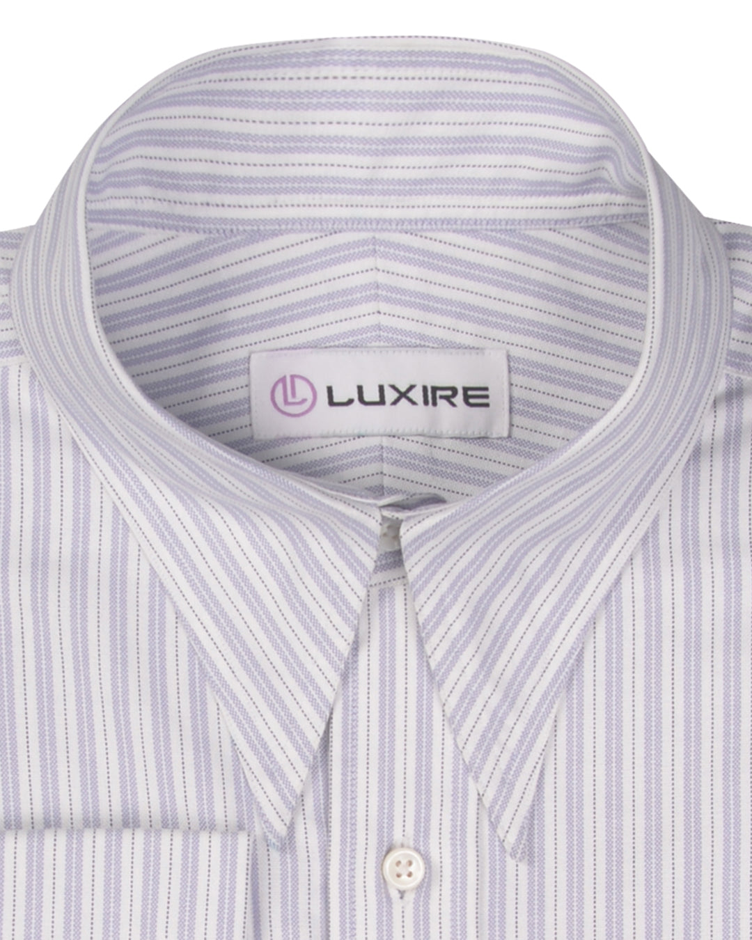 Alumo Oxford Light Purple and Navy Stripes