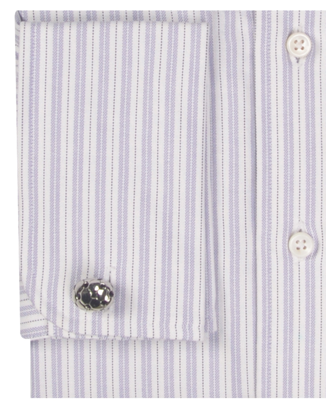 Alumo Oxford Light Purple and Navy Stripes