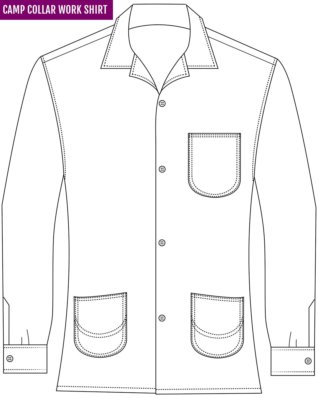 Red Black Tartan Checks Work Shirt