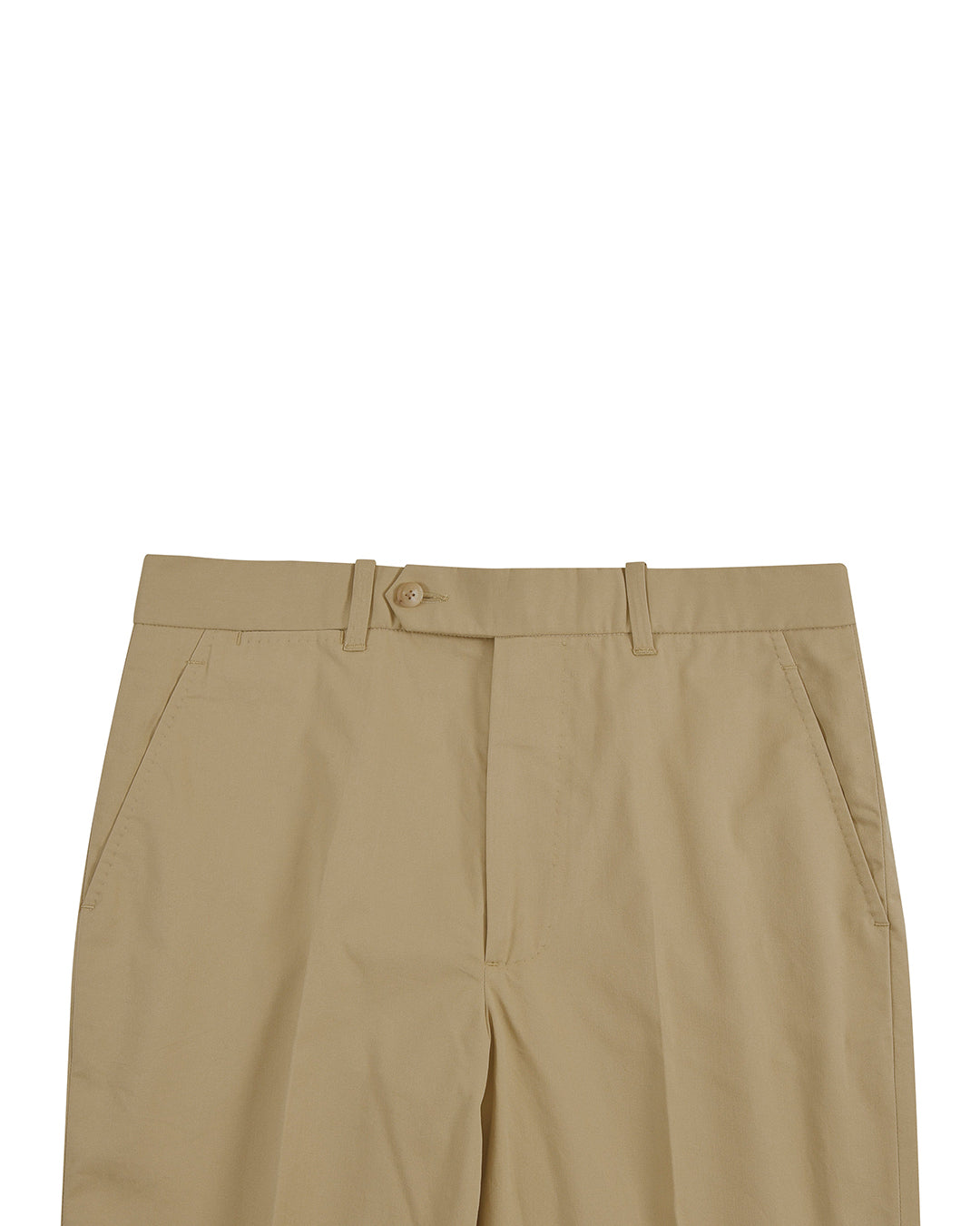 Dark Beige Plain Cotton Dress Pant