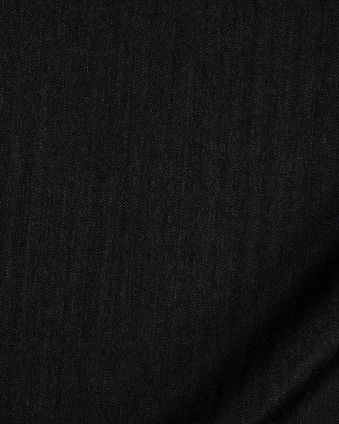 Drago: Super 130s - Charcoal Herringbone