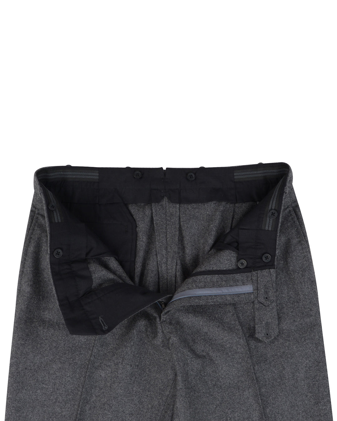 EThomas Shadow Grey Woolen Flannel