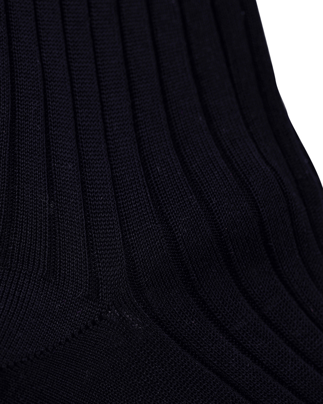 Bresciani Cotton Rib Socks-Blue