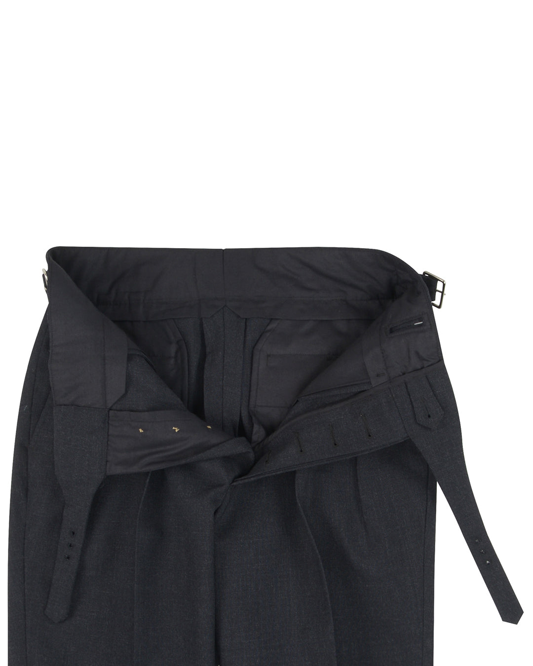 Minnis Fresco III Pants: 3 Ply Plain Dark Grey