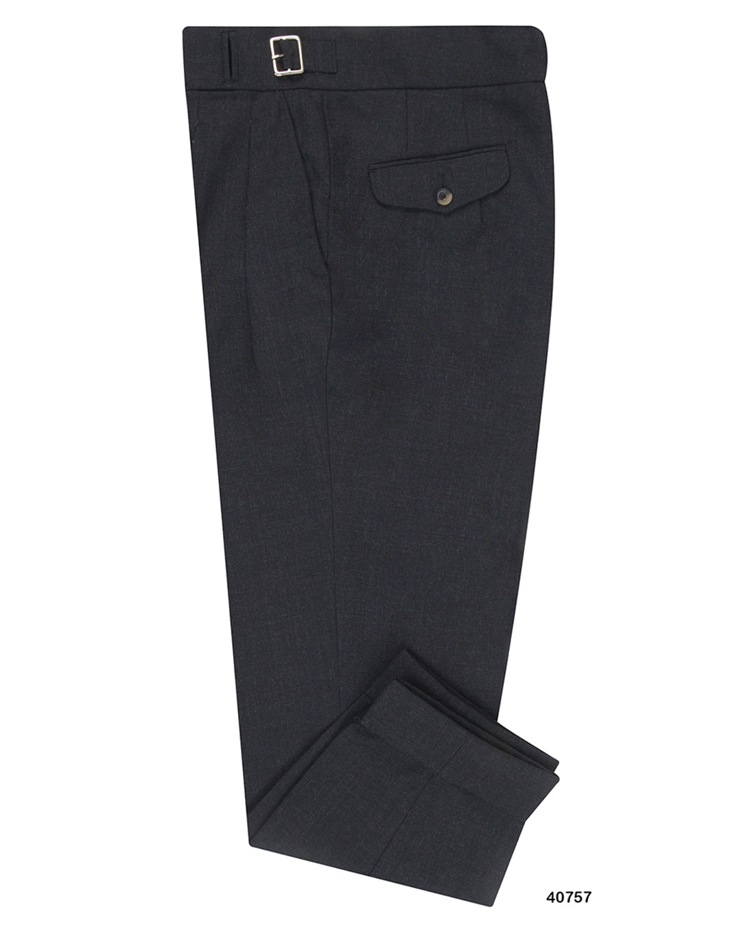Minnis Fresco III Pants: 3 Ply Plain Dark Grey