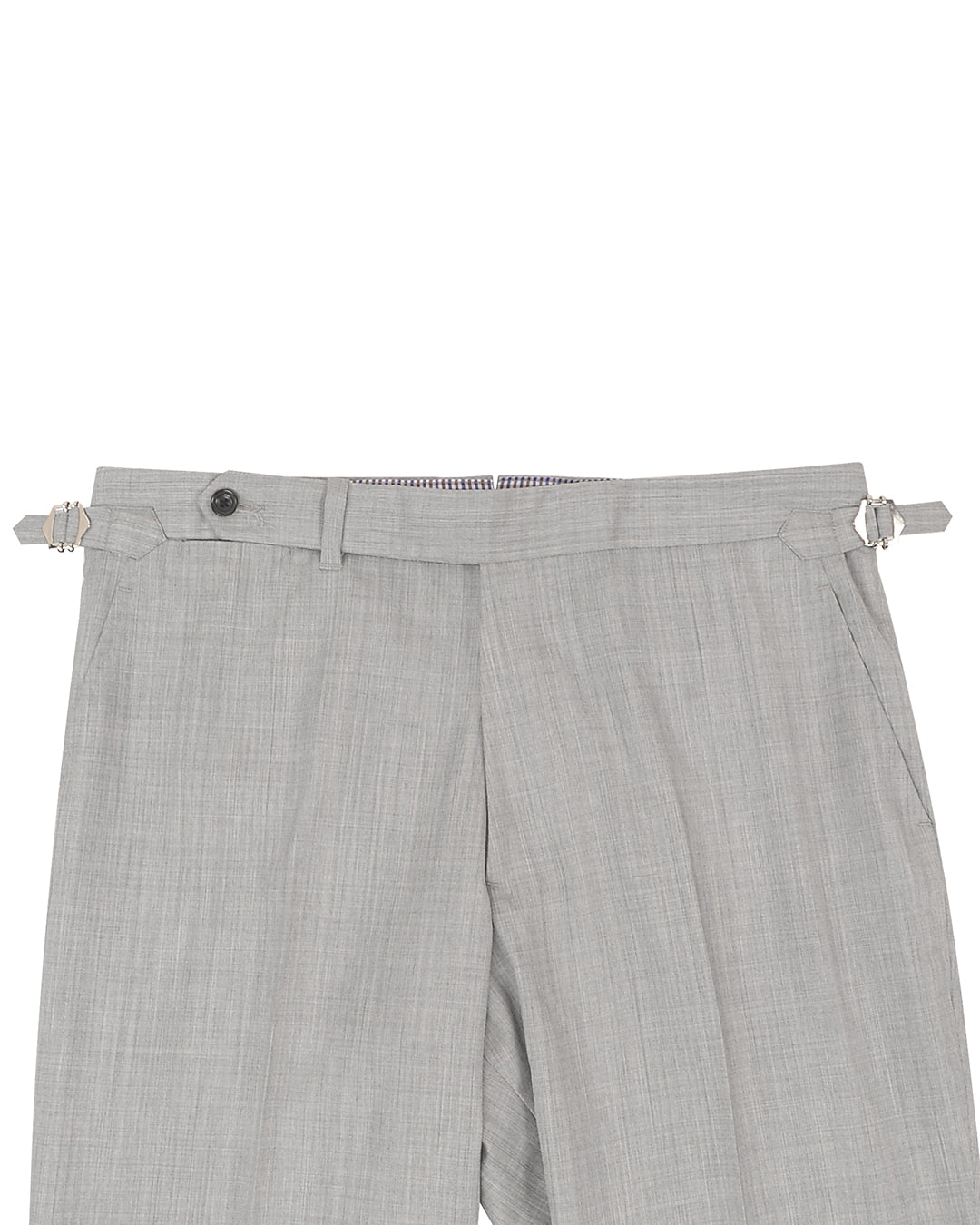Washable Wool Pants: Light Grey