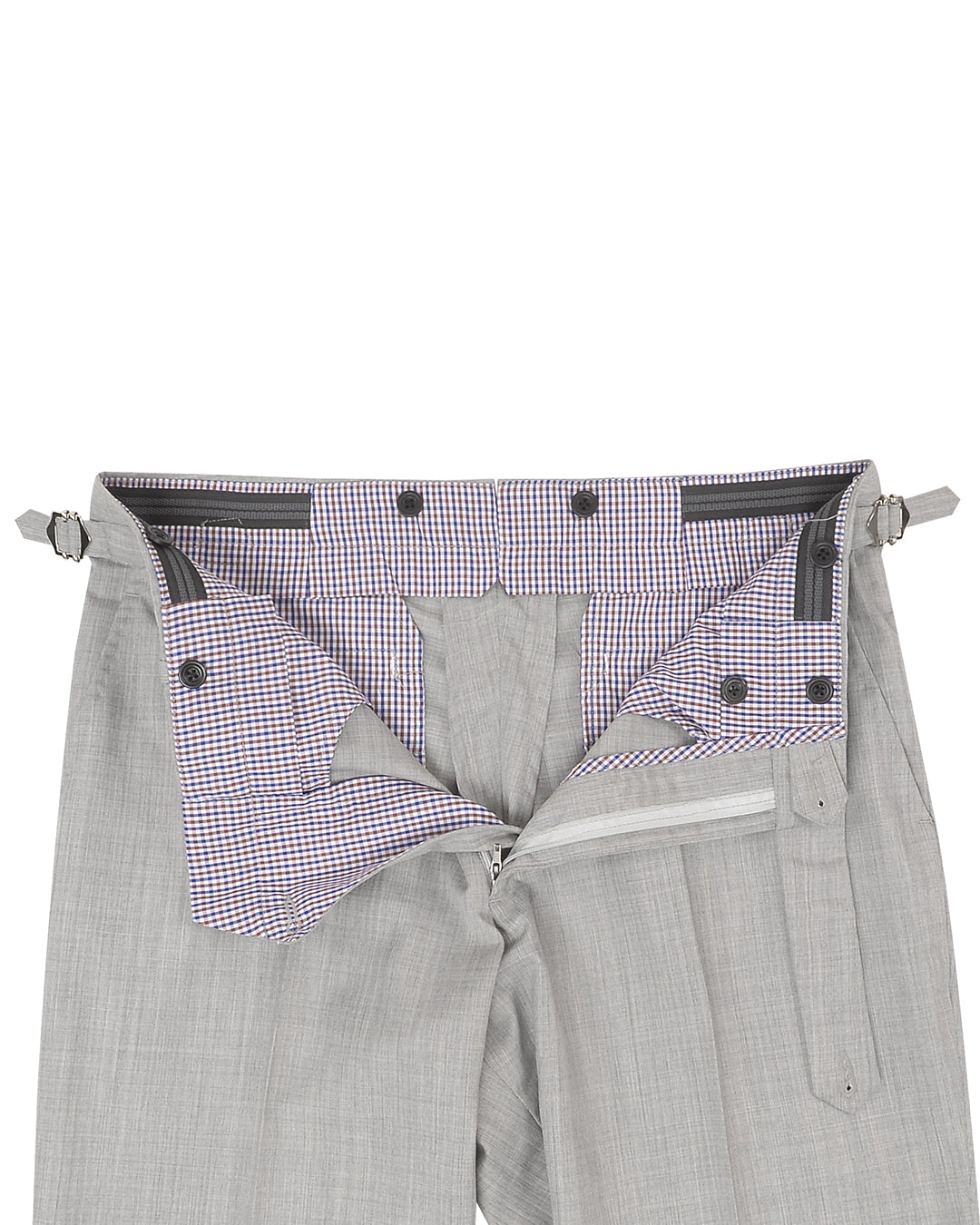 Washable Wool Pants: Light Grey