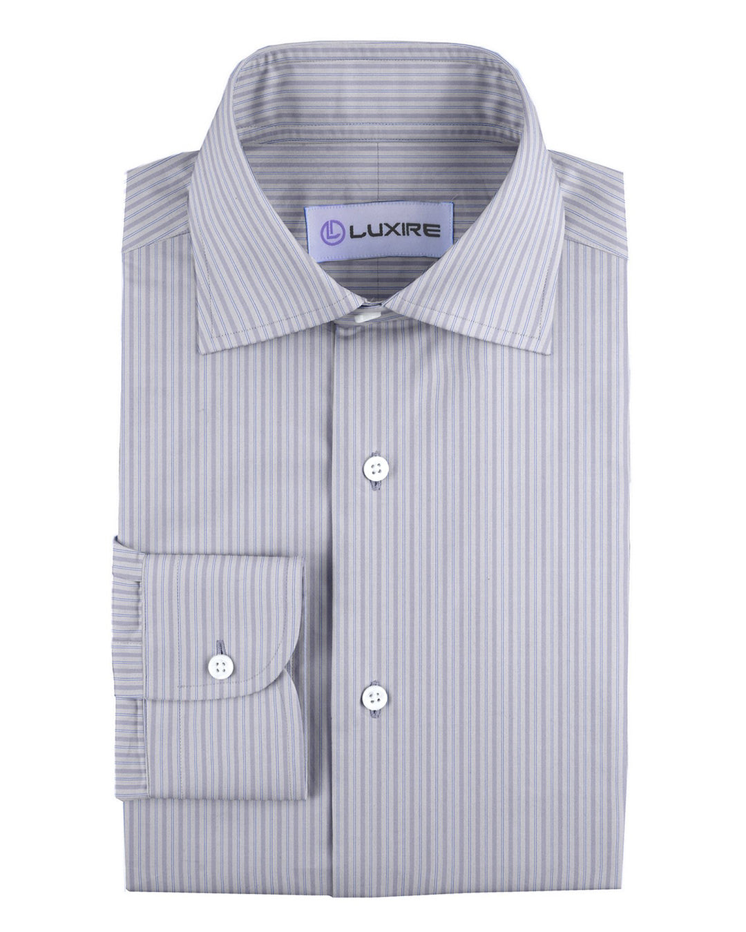 Alumo Grey and Blue Alternate Stripes