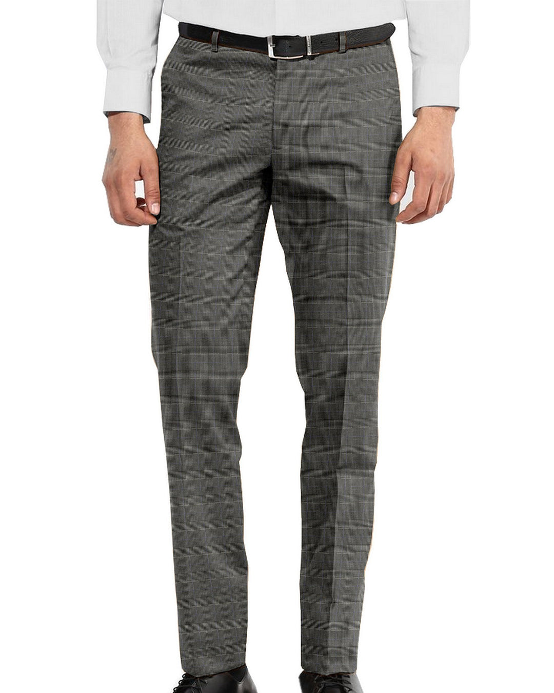 Holland & Sherry Crispaire Black and White Prince of Wales Check