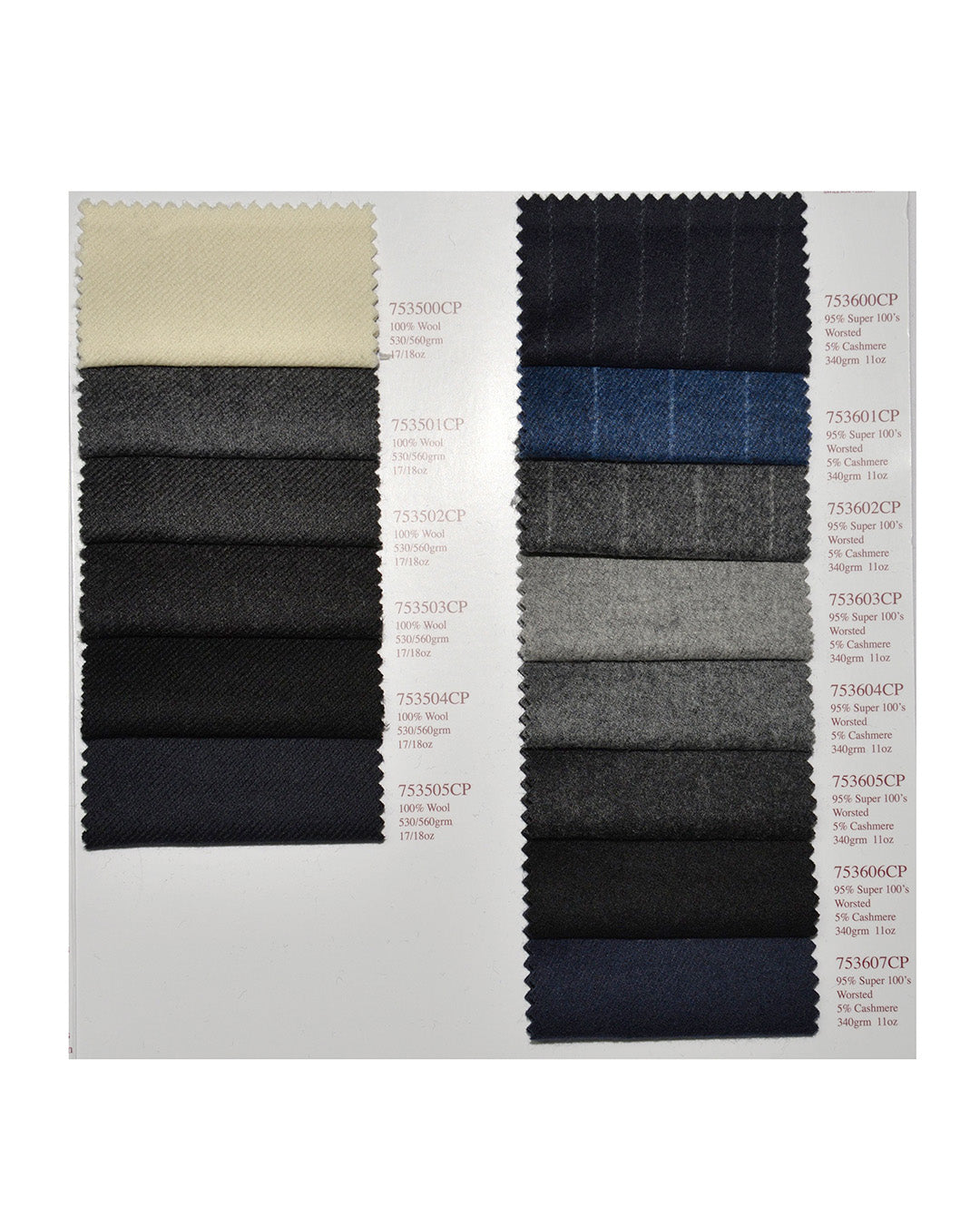 Holland Sherry Classic Worsted Flannel Silver With Grey Flannel