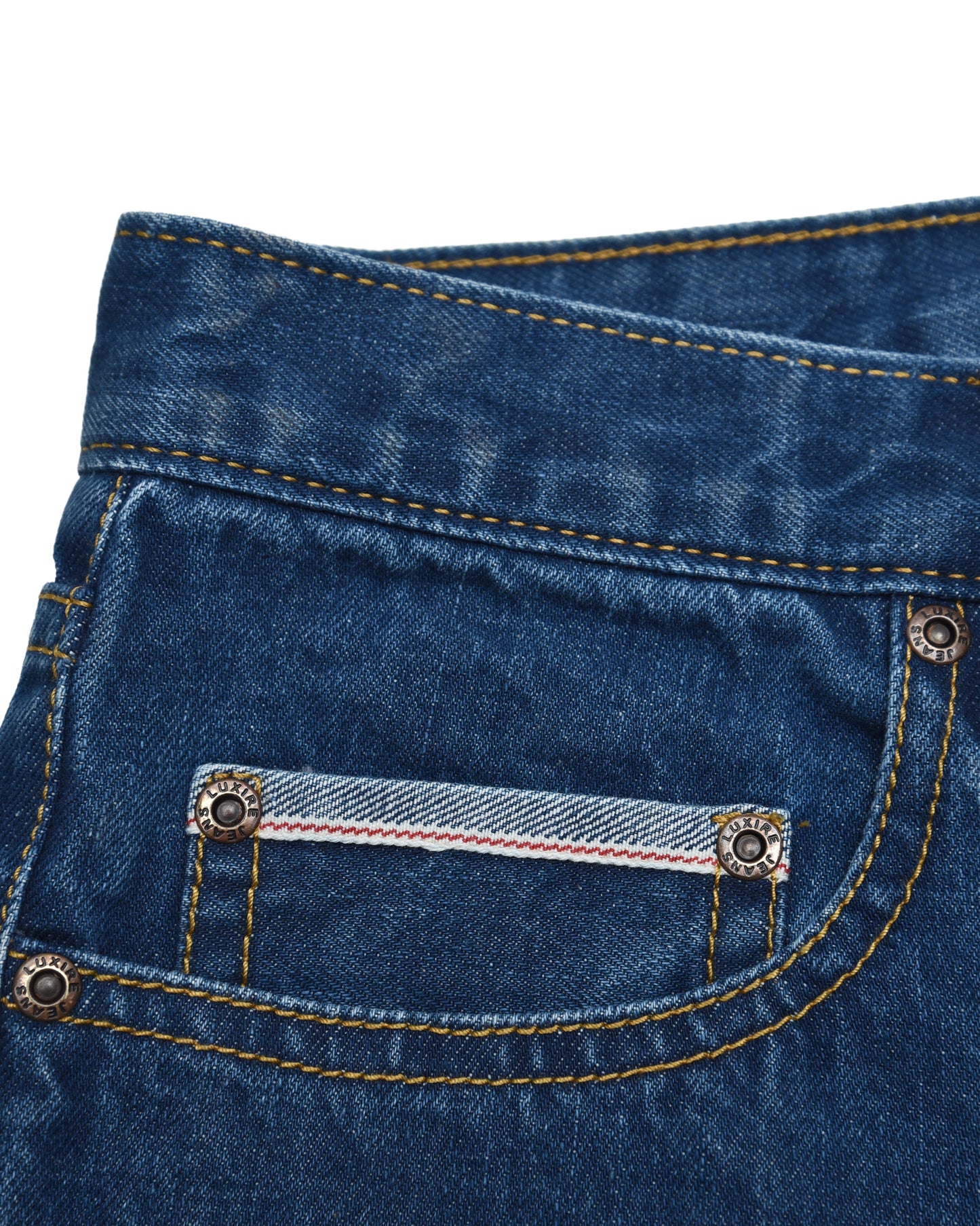 Kaihara Fade Washed Indigo Selvedge Jeans