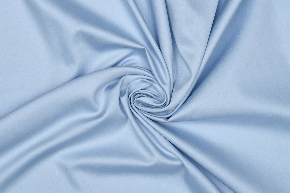 Getzner Pale Blue Satin Shirt - 5