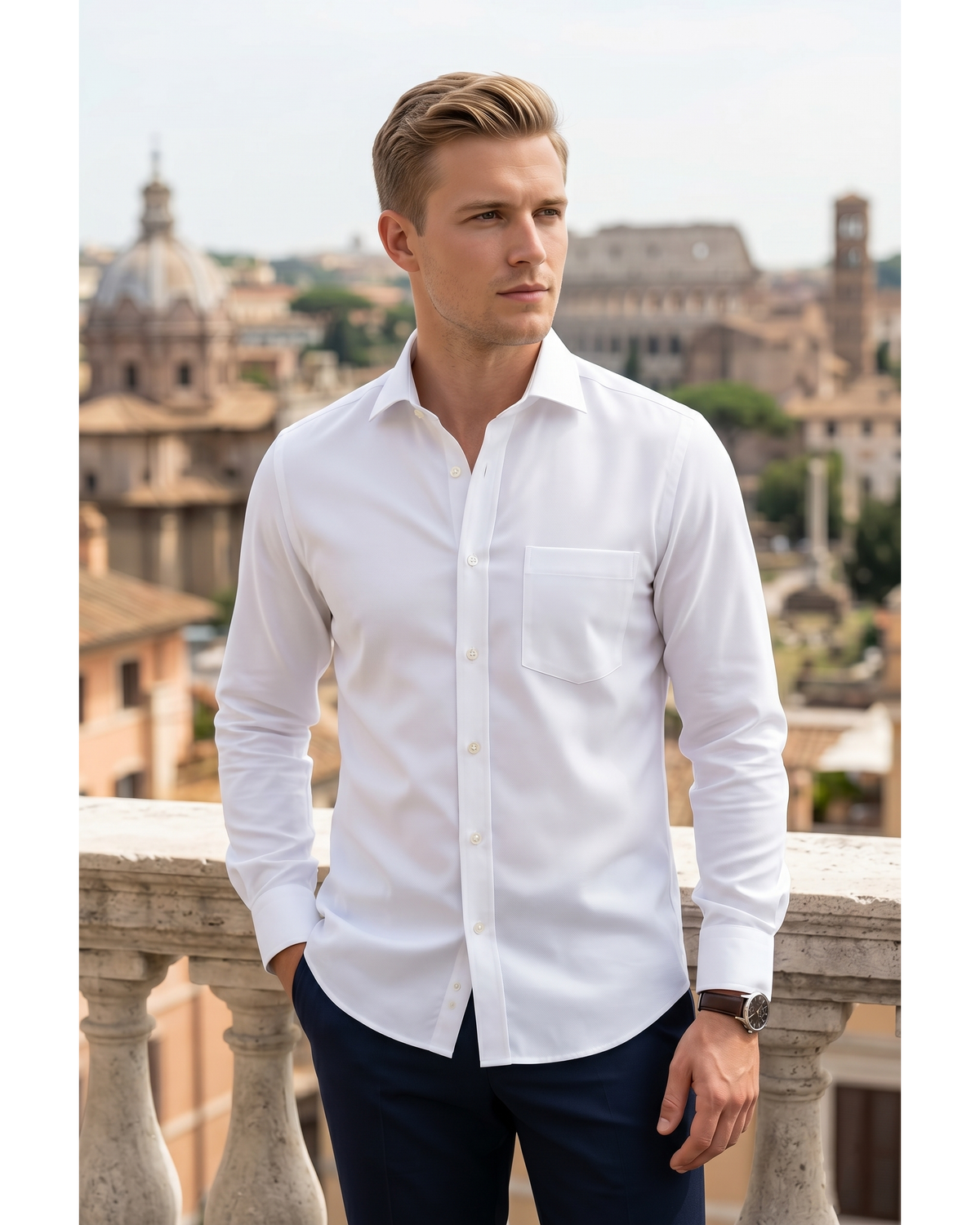 Getzner White Oxford Shirt - 1