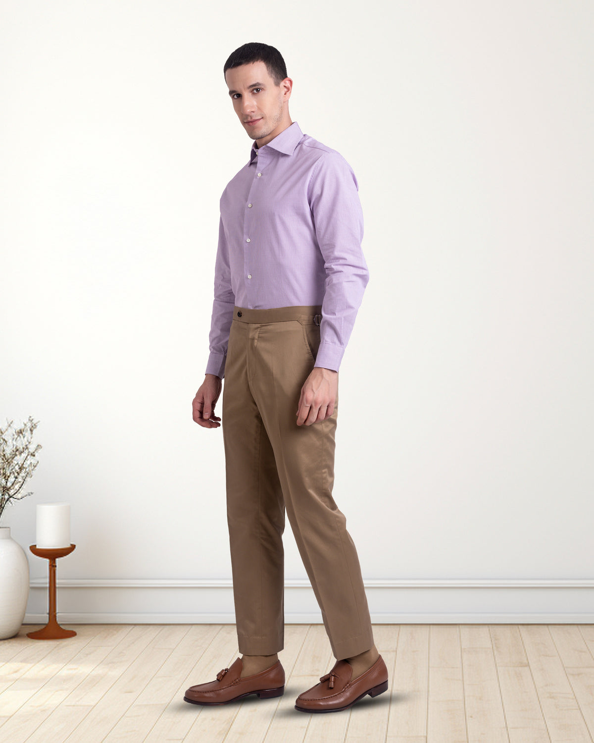 British Khaki Twill Pant - 3