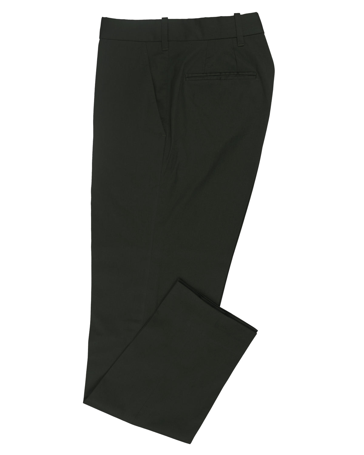 Olive Fine Twill Summer Chino - 1