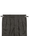 Drapers: Beige Covert Wool High Waisted Pant