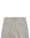 Linen Cotton Canvas: Jute Brown High Waisted Pant