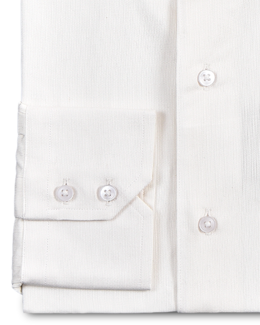 Off White Self Textured Shirt - 3
