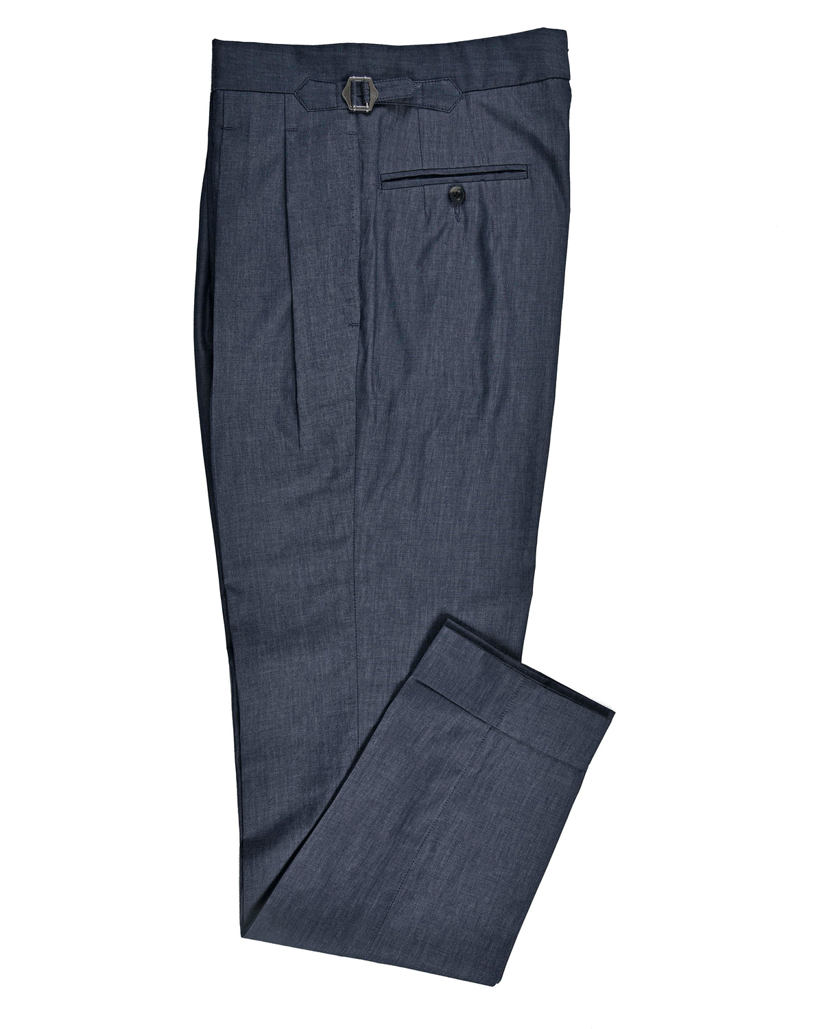 Navy Chambray Pant - 1