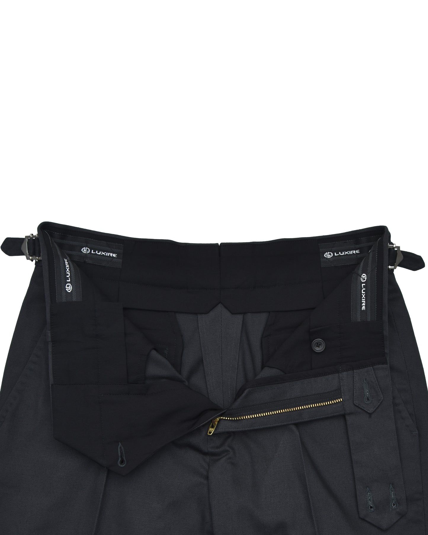 Dark Charcoal Grey Twill Pant