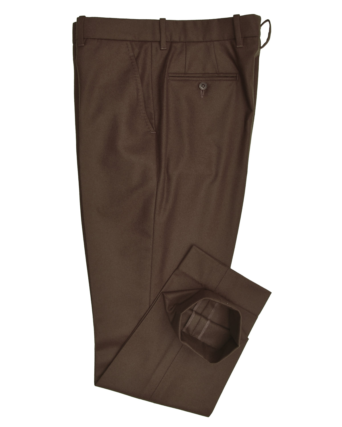 VBC:100% Wool Mud Brown Flannel - 3