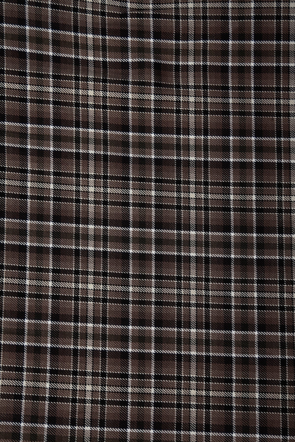 Shades Of Brown Twill Checks - 5
